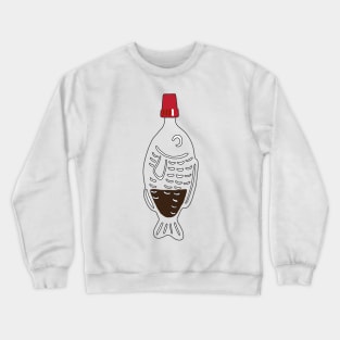 Single Soy Sauce Fish Crewneck Sweatshirt